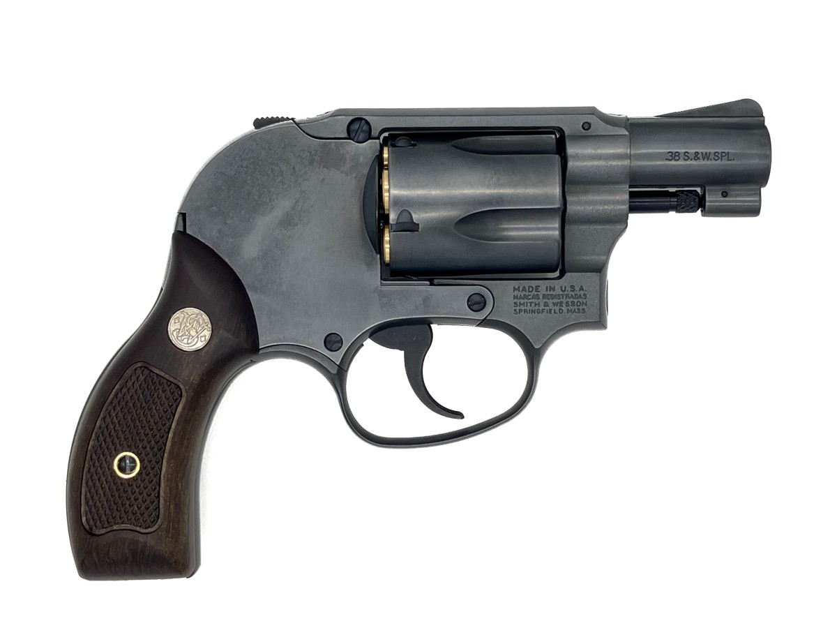 マルシン　M49 ボディガード　エクセレントHW 木製グリップ マルシン] S&W M49 ボディーガード 木製サービスグリップ