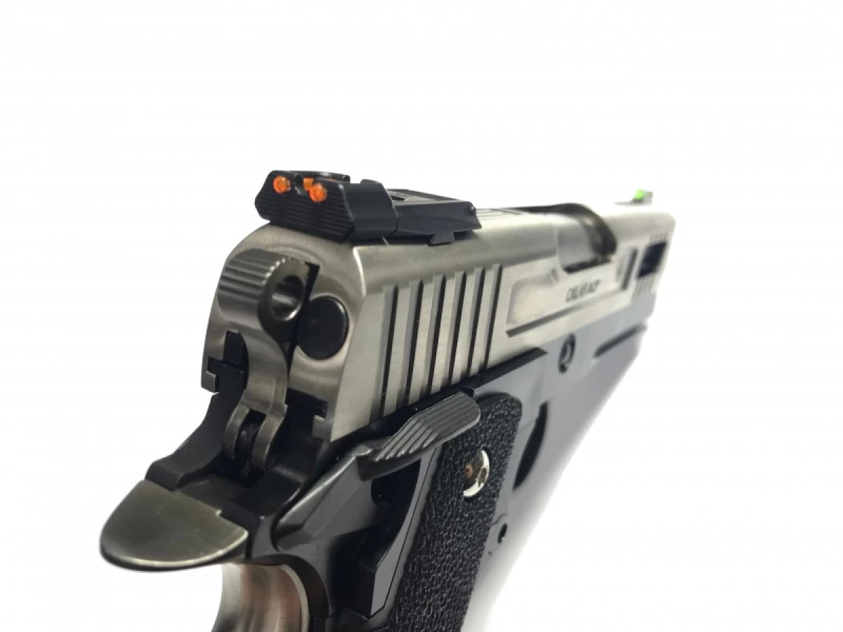 ガスガン　WE　Hi‐Capa 3.8 Velociraptor(ヴェロキラプトル)シルバー