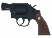 タナカ S&W Jフレーム スクエアバット用 木製グリップ +Weight ウォールナット チェッカー【小型郵便発送OK!】