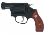 タナカ S&W Kフレーム スクエアバット用 木製グリップ +Weight サービスサイズ ウォールナット チェッカー【小型郵便発送OK!】