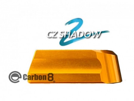 Carbon8 Cz SHADOW2 専用 CNCアルミ製 マガジンバンパー オレンジ CBP44OR【小型郵便発送OK!】