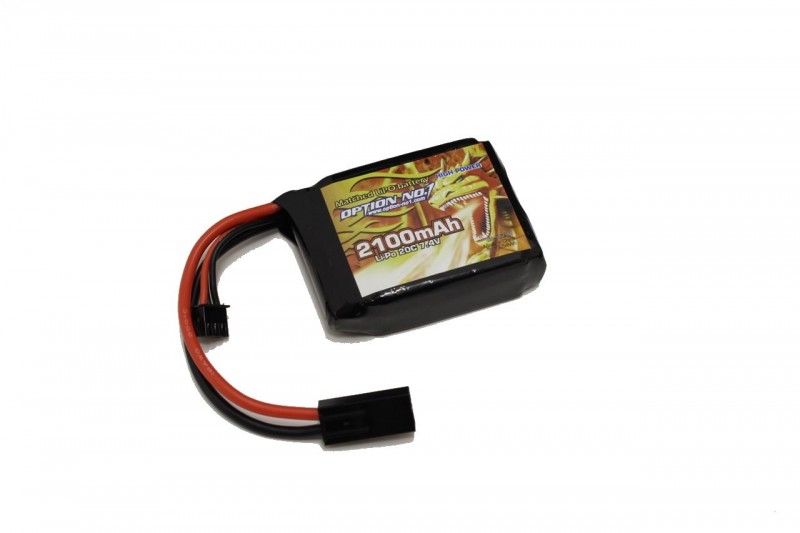 オプションNo.1　マッチドLi-Poバッテリー　HIGH POWER LiPo7.4V2100mAh【GB-0023M】