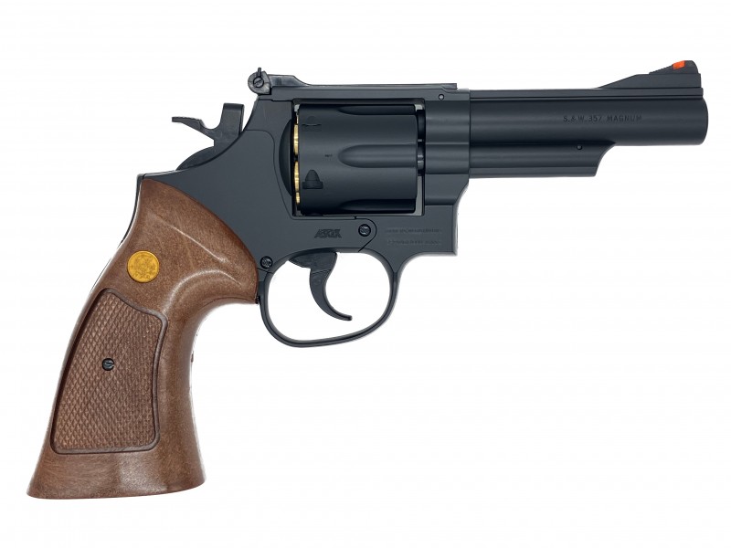 ガスガン クラウン ガスリボルバー No.22 S&W M19 .357コンバットマグナム 4インチ ウッドタイプグリップ | モデルガン・エアガンの専門店｜  NEW MGC福岡店