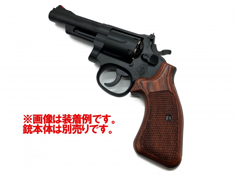 アームズマガジン/PANDORA ARMS ウッドグリップ S&W Kフレーム スクエアバット用 コンバットシューティンググリップ【小型郵便発送OK!】