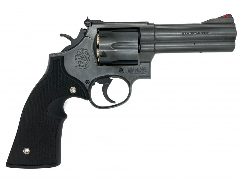 モデルガン マルシン S&W M586 4インチ DAVISタイプ プラグリップ仕様 エクセレントHW 2024年生産モデル 完成品