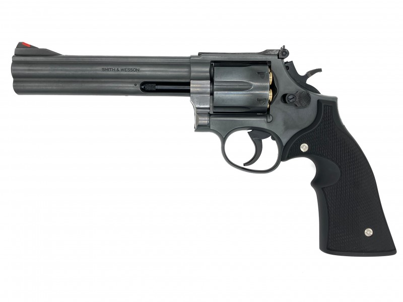 モデルガン マルシン S&W M586 6インチ DAVISタイプ プラグリップ仕様 エクセレントHW 2024年生産モデル 完成品