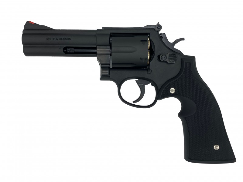 モデルガン マルシン S&W M586 4インチ DAVISタイプ プラグリップ仕様 ブラックHW 2024年生産モデル 完成品 |  モデルガン・エアガンの専門店｜ NEW MGC福岡店