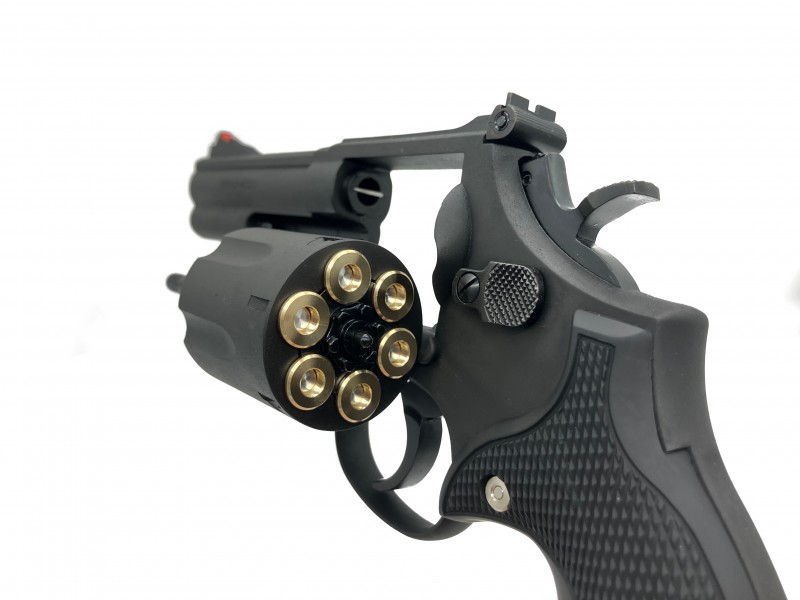 モデルガン マルシン S&W M586 4インチ DAVISタイプ プラグリップ仕様 ブラックHW 2024年生産モデル 完成品 | モデルガン・エアガンの専門店｜  NEW MGC福岡店