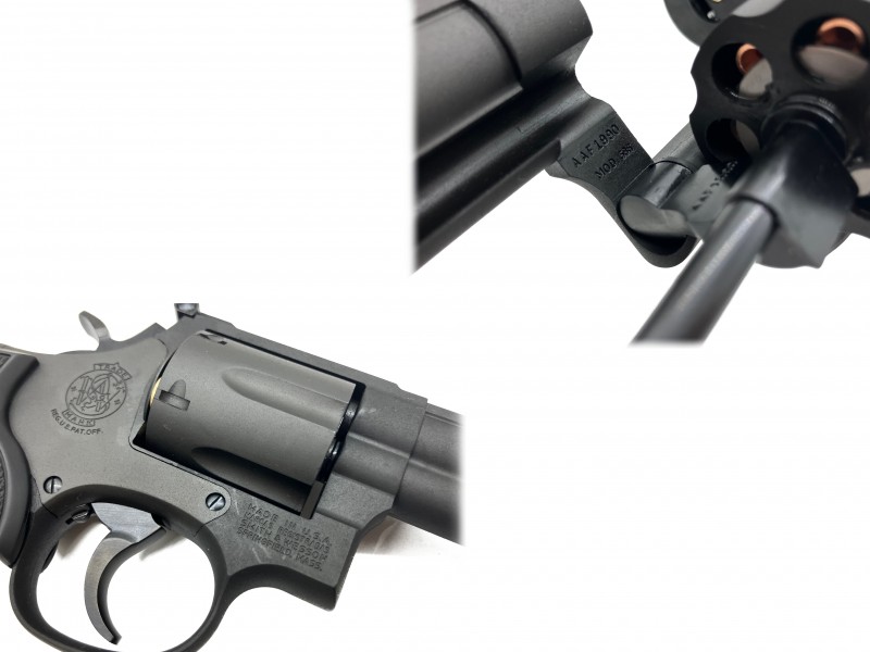 モデルガン マルシン S&W M586 4インチ DAVISタイプ プラグリップ仕様 ブラックHW 2024年生産モデル 完成品 | モデルガン・エアガンの専門店｜  NEW MGC福岡店