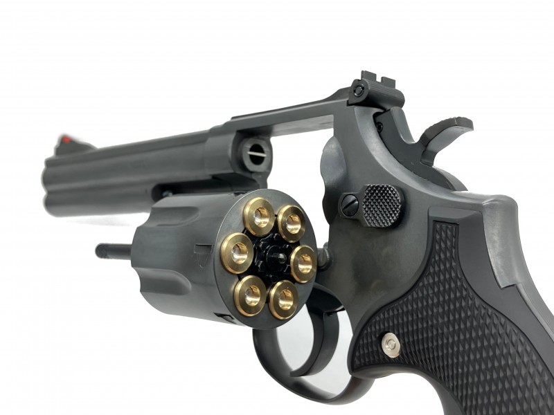 モデルガン マルシン S&W M586 6インチ DAVISタイプ プラグリップ仕様 エクセレントHW 2024年生産モデル 完成品