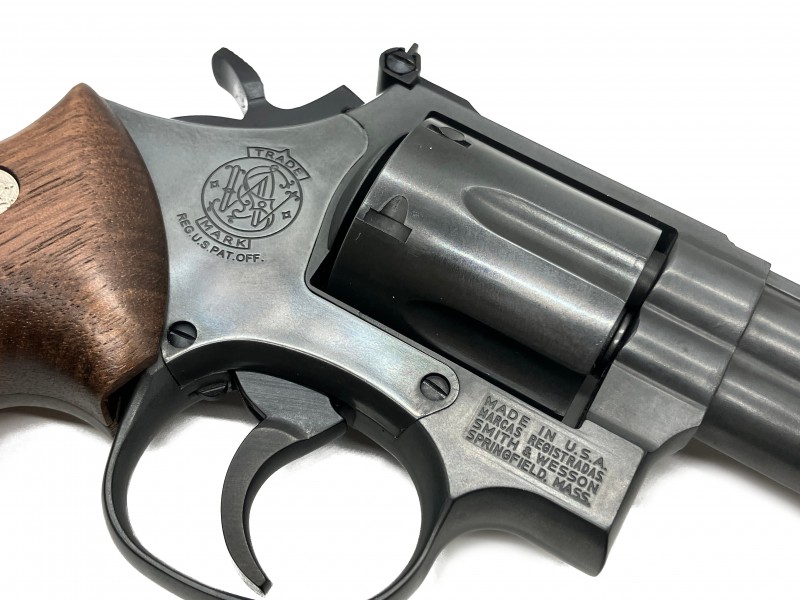 モデルガン マルシン S&W M586 6インチ ハーフチェッカー木製グリップ仕様 エクセレントHW 2024年生産モデル 完成品